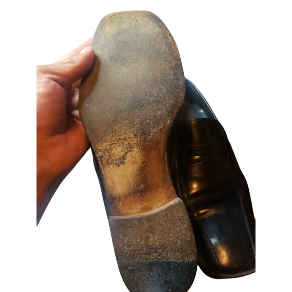 Prada Black Penny Loafers Size 9 - Picture 3 of 5